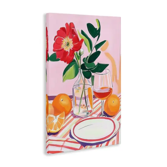 Stupell Industries Pastel Hued Table Setting Canvas Design by Andreas Magnusson {3}