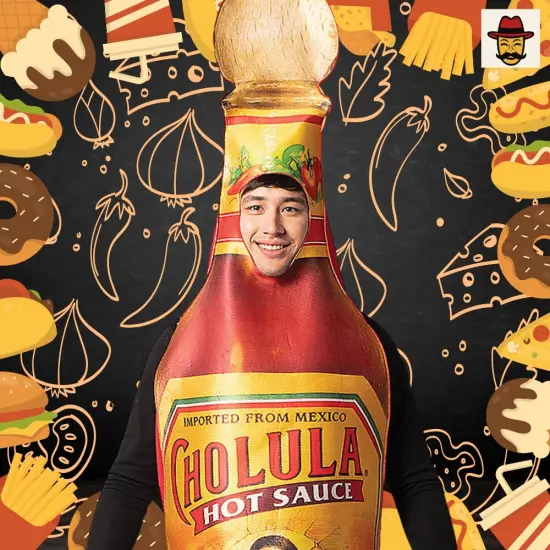 Hot Sauce Costume Funny Spicy Bottle Tunic For Halloween Party Wear {6}