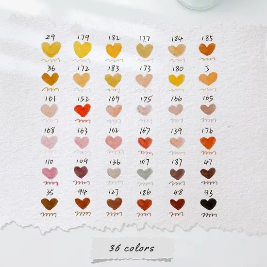 Skin Tone Markers 36 Colors {2}