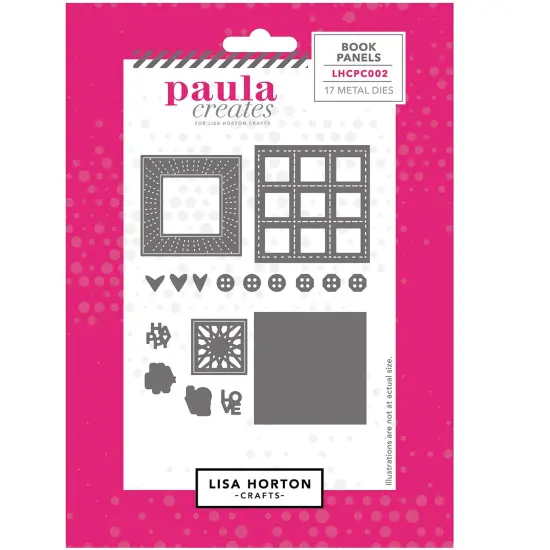 Lisa Horton Crafts Paula Creates Die Set-Treasure Book Panels {1}