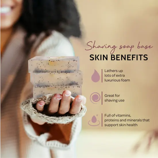 Pifito Shaving Melt and Pour Soap Base │ Bulk Premium 100% Natural Glycerin Soap Base │ Luxurious Soap Making Supplies {4}