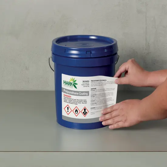 Avery UltraDuty GHS Chemical Labels for Pigment Inkjet Printers, Permanent Adhesive, Waterproof, UV Resistant, 4-3/4" x 7-3/4", 100 Labels (60522) {6}