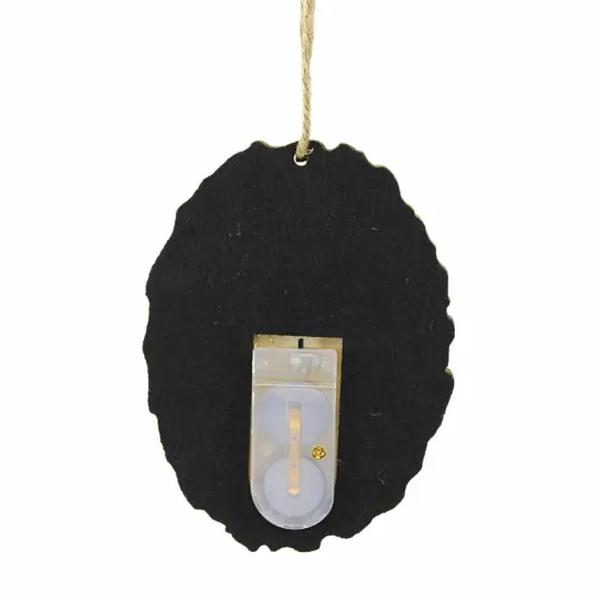 Ganz 4.5 Inch Halloween Light Up Ornament Halloween Tree Ornament , Halloween Decor Haunted Witch Bone Spider WELCOME {2}