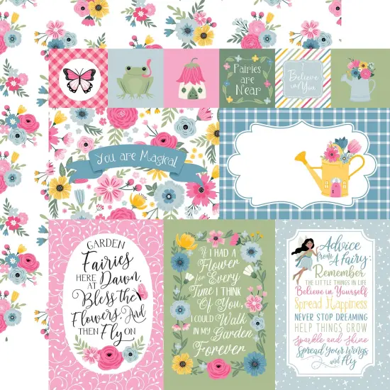 Fairy Garden Double-Sided Cardstock 12"X12" {2}