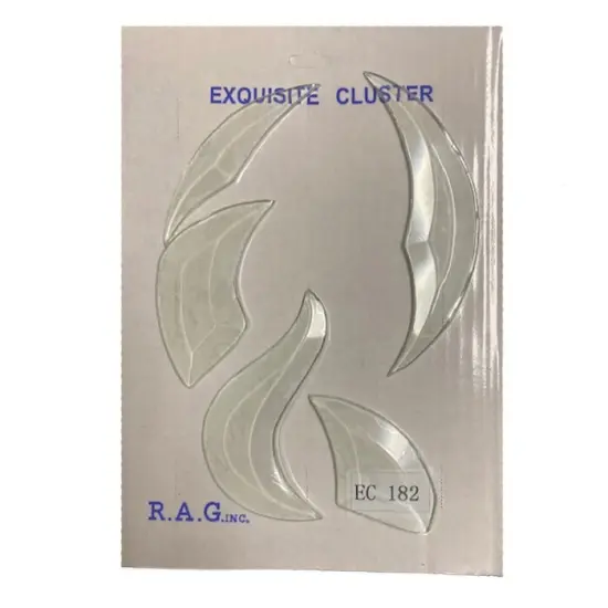 7" x 7" Exquisite Clear Glass Embracing Dove Bevel Cluster EC182 {3}