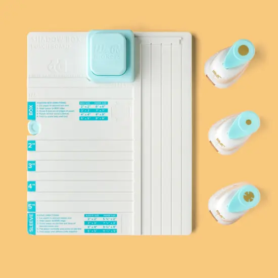 We R Makers Hinge Punch Set-White/Blue {6}