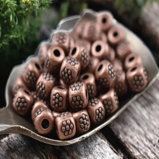 *250* 4mm Antique Copper Barrel Spacer Beads {2}