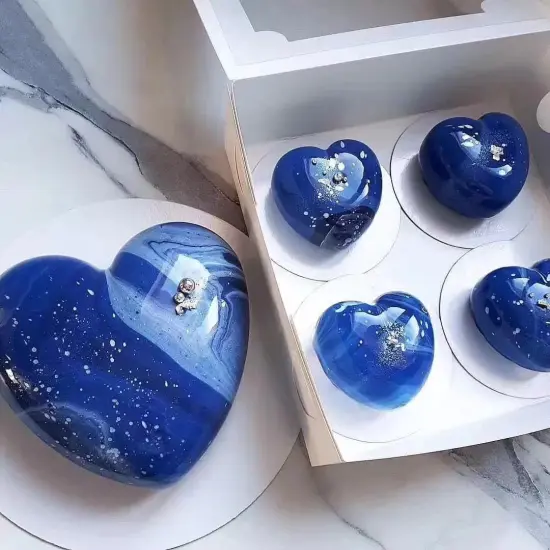 Mini Heart Silicone Molds(15-Cavity) {4}