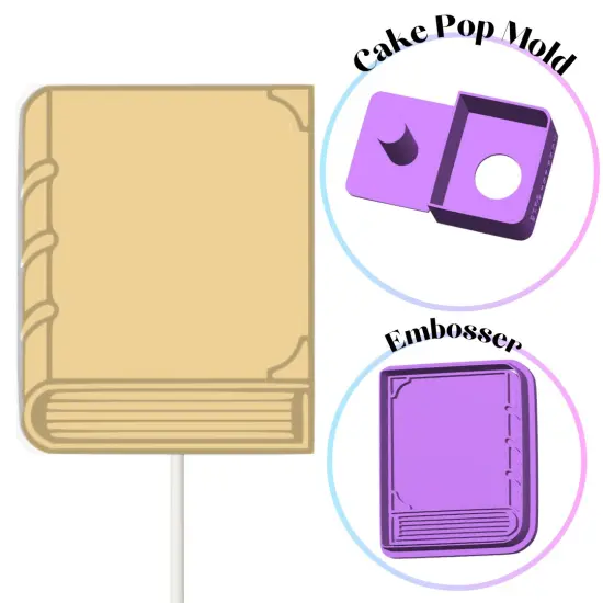 Book W Stamp Cake Pop Mold {2}
