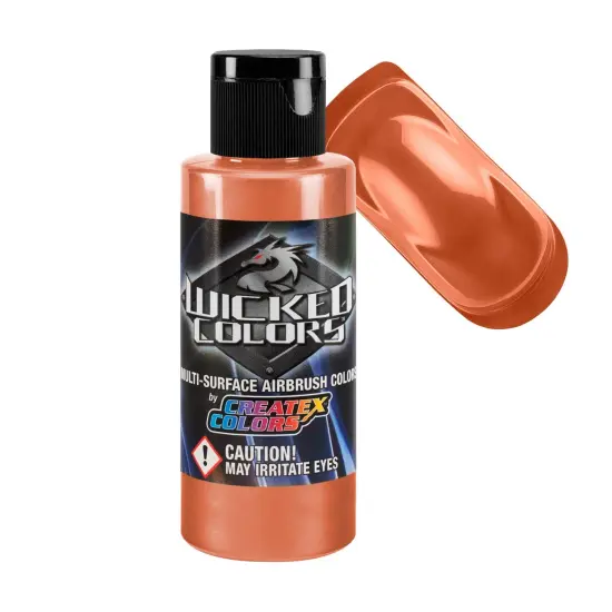 Orange - Wicked Pearlized Colors Airbrush Paint, 2 oz. {1}