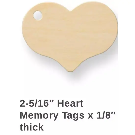 Kitcheniva 175 Pcs Wood Heart Tags Wedding Favor Tags Wood Heart Gift Tag Crafts {3}