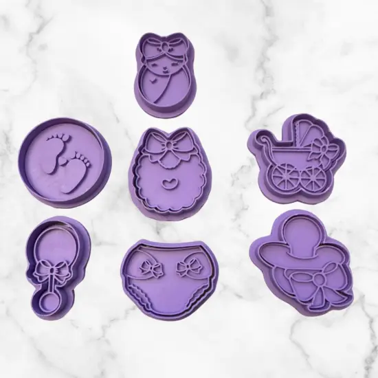 Baby Girl Cutter and Stamp Bundle 14 PC {2}