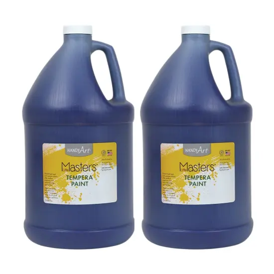 Little Masters&reg; Tempera Paint, Violet, Gallon, Pack of 2 {1}