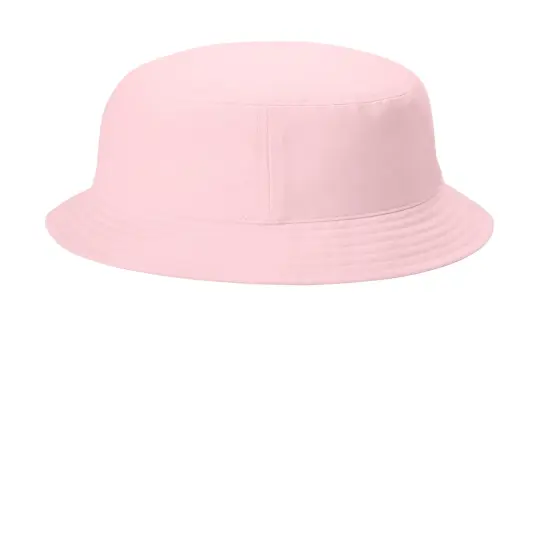 Port Authority&reg; Compact Brim Twill Bucket Hat Cloud Pink {2}