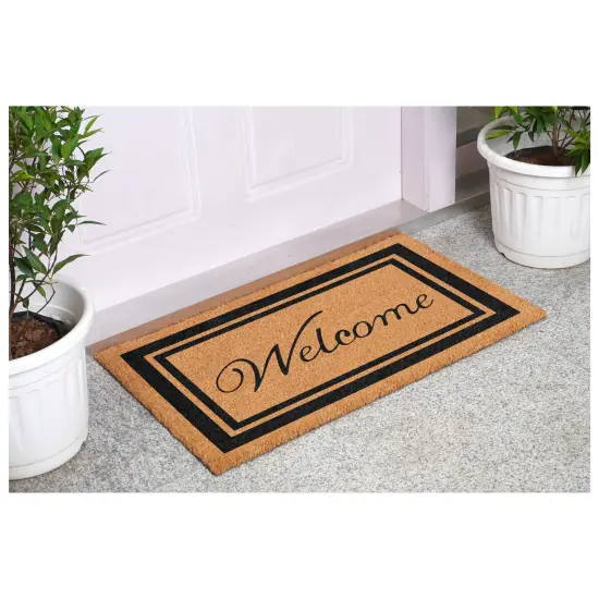 152961830WELC Black Border Welcome {3}
