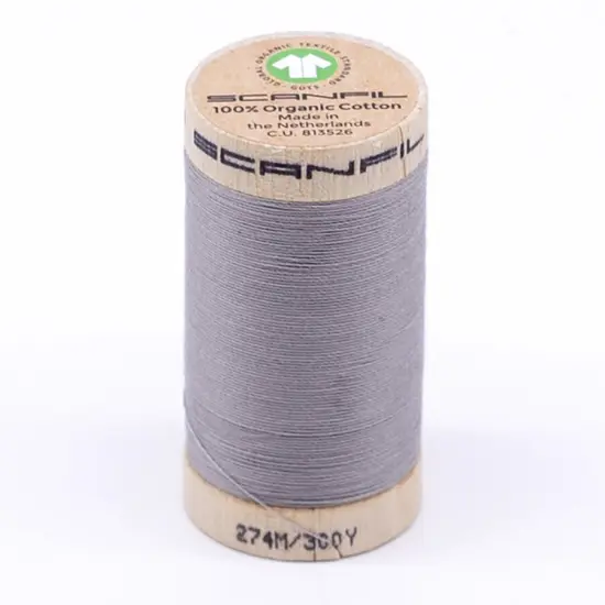 300 Yards Eco Conscious Organic Pima Cotton Thread Dove 30wt {1}