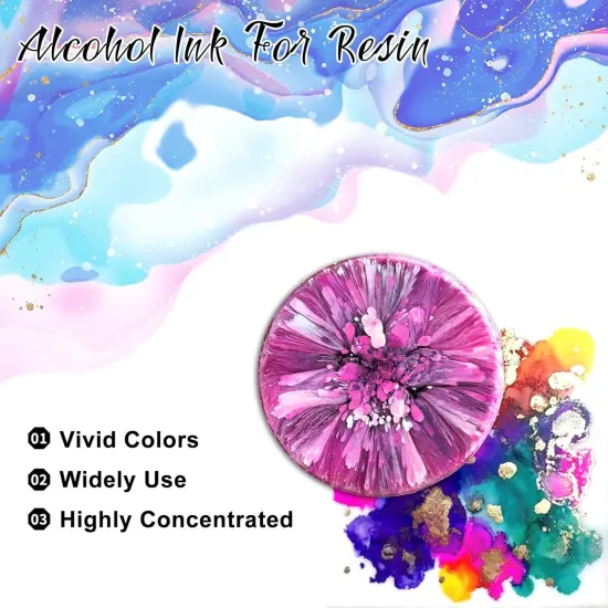 Alcohol Ink Set - 48 Vivid Colors {3}