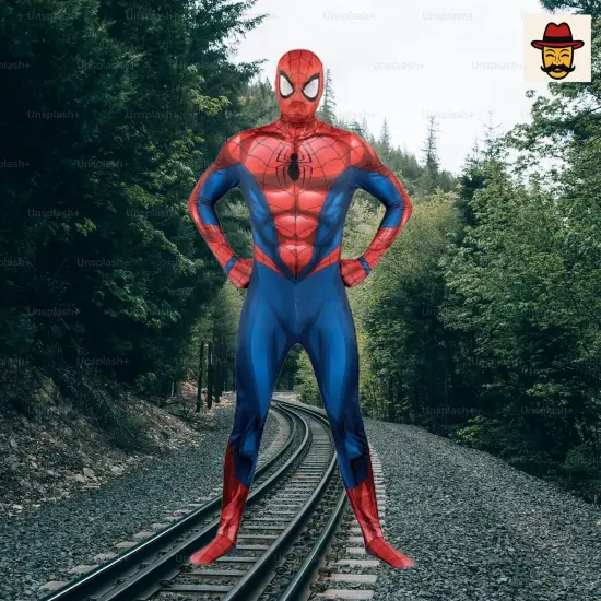 Marvel Spider-Man Zentai Costume Officially Licensed Suit {2}