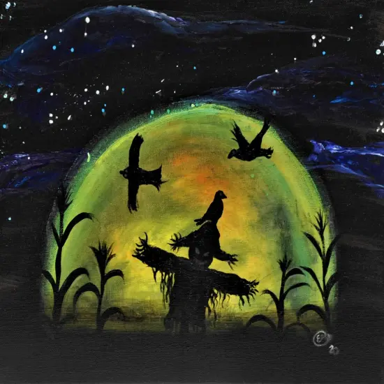 Halloween Painting - Harold the Scarecrow Acrylic Painting Kit and Video Lesson, Scary Painting, Halloween Craft, Paint Party, Beginner Painting, Halloween DIY {1}