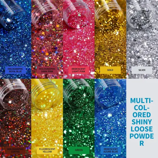 Mixed Fine Chunky Glitter for Crafts {3}