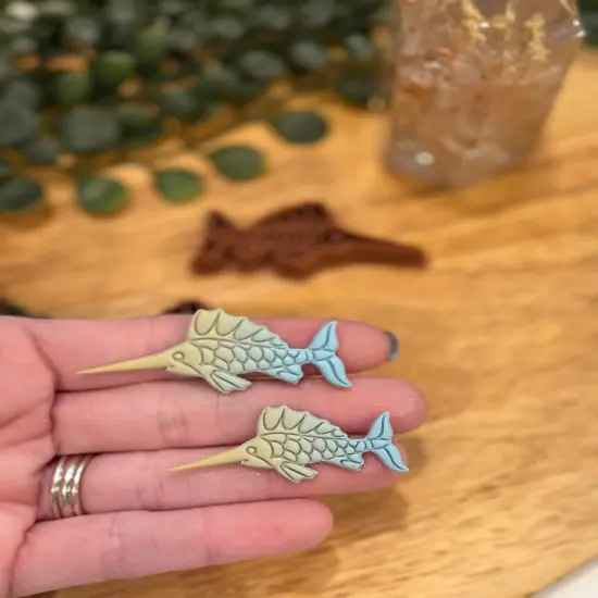 SWORDFISH | SUMMER SOLSTICE | SEALIFE | POLYMER CLAY CUTTER {4}