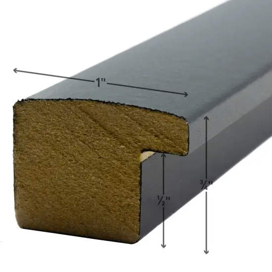 13x18 Picture Frame, Contemporary 1 Inch MDF Moulding, Wall Display Frame for Art, Posters, or Photos by wallsthatspeak {3}