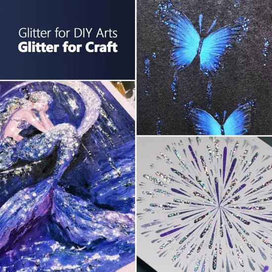 Holographic Glitter for Resin {4}