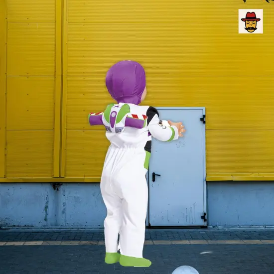 Toy Story Buzz Lightyear Infant Costume Deluxe Jumpsuit Jet Pack {6}