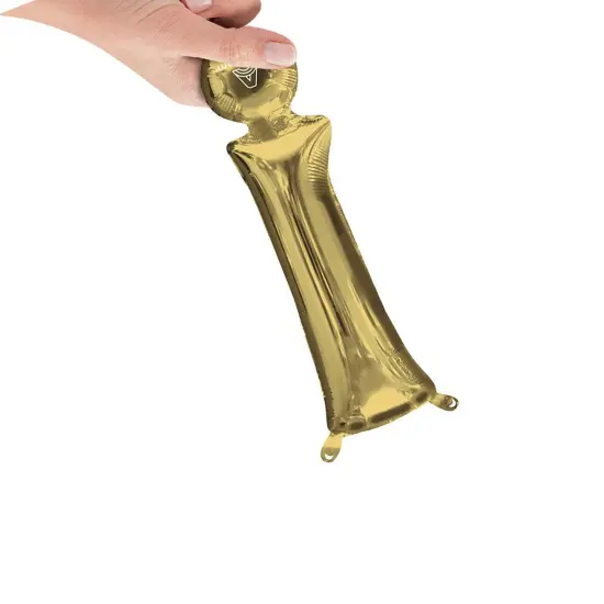 Anagram&reg; 16 Inch Symbol Exclamation Mark White Gold Air Fill Only {4}