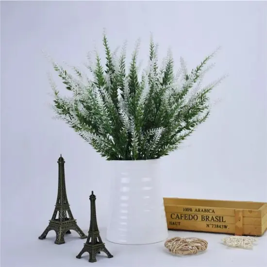 4pcs Lavender Plants for Elegant Table Decor & Relaxing Fall Ambiance White {3}