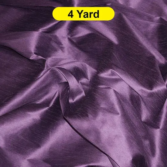 Polyester Silk Fabric Faux Silk 54" Wide Dark Lilac {1}