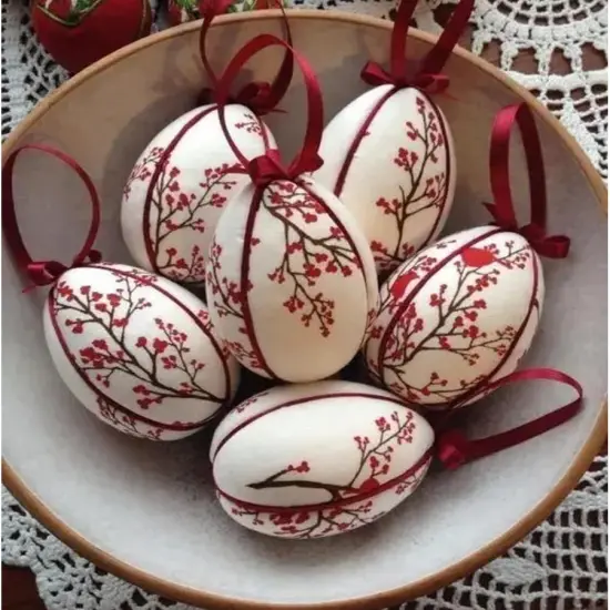 6 Inch 9 Pack White Craft Foam Eggs Smooth for Spring Valentine&rsquo;s Day Easter Holiday Art Crafts Making Handmade DIY Painting School Projects {3}