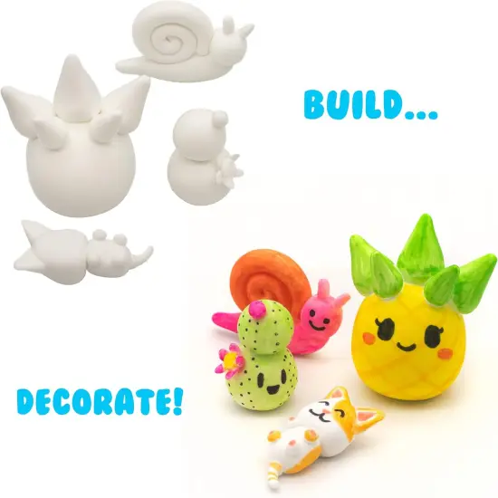 Air Dough - White, Air Dry, Ultra Light, Non-Toxic Modeling Clay in a Resealable Bag Including Tutorial Videos (Educational, Create & Decorate DIY, Kids Gifts, Arts & Crafts for Boys & Girls) {4}