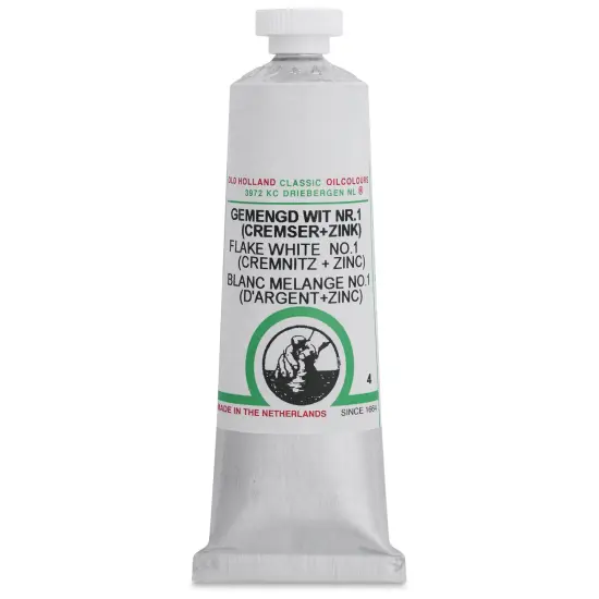 Old Holland Classic Oil Color - Flake White 1, 40 ml tube {1}