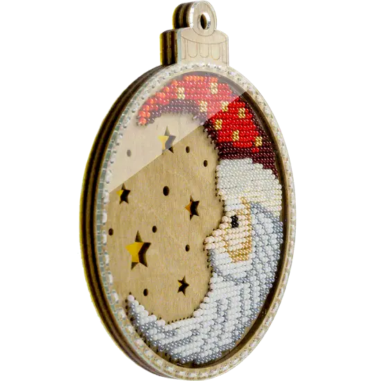 Bead embroidery kit on wood FLK-365 {3}