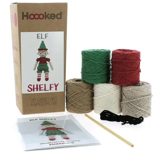 DIY Crochet Kit by Hoooked Elf Shelfy PAK369 {2}