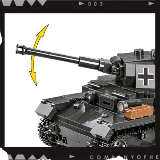 COBI Company of Heroes 3 Panzer IV Ausf. G.Tank {4}