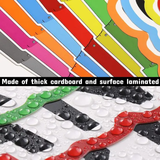 22 Pieces Classroom Bulletin Board Decor (Light Color) {3}