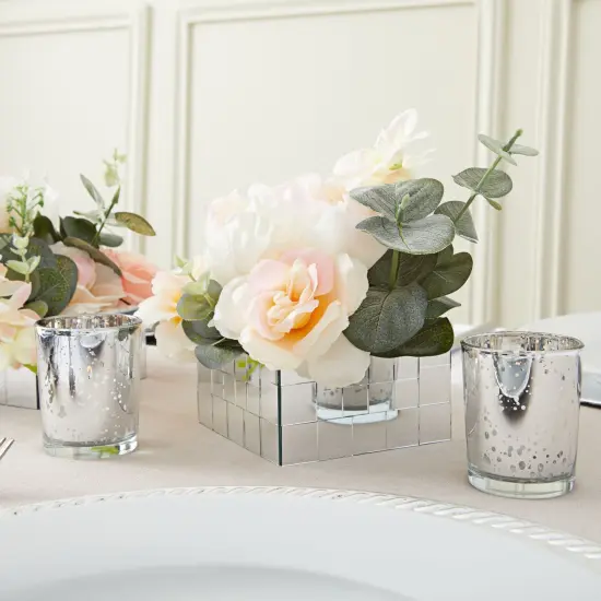 150 Pieces Small Square Mirrors for Crafts, Glass Tiles for Centerpieces, DIY Decorations (3 Sizes) {2}