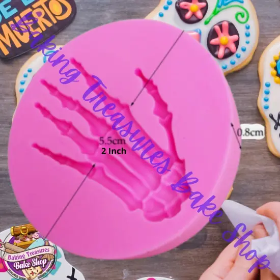 Skeleton Hand Silicone Mold {3}