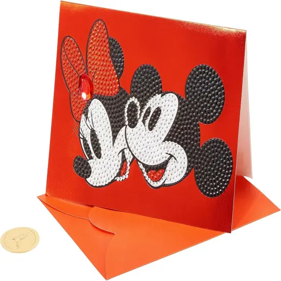 Blank Card (Minnie and Mickey Mouse) {4}