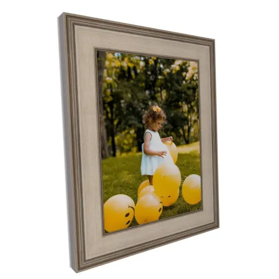 3 Inch Wide Silver Traditional Picture Frame {3}
