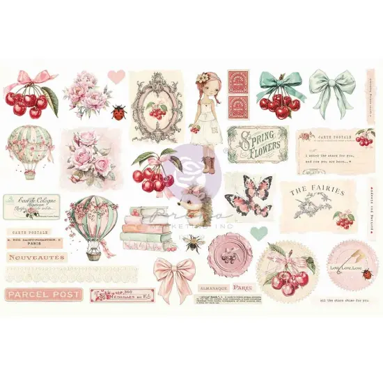 Cherry Sweet By Frank Garcia Ephemera 76/Pkg-Pink Dreams {3}