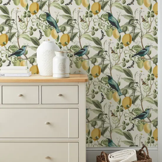 NEXT Fruit Tree Spring Neutrals Wallpaper {1}