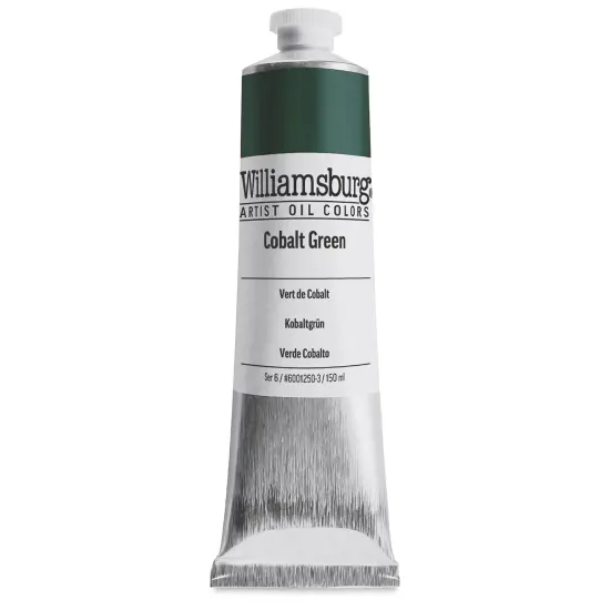 Williamsburg Handmade Oil Paint - Cobalt Green, 150 ml tube {2}