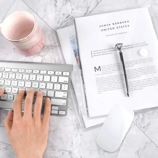 11 Holes Clear Poly Binder Envelope {5}