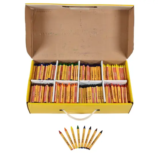 School Smart Crayons, Standard Size, Assorted Colors, Pack of 800 {4}