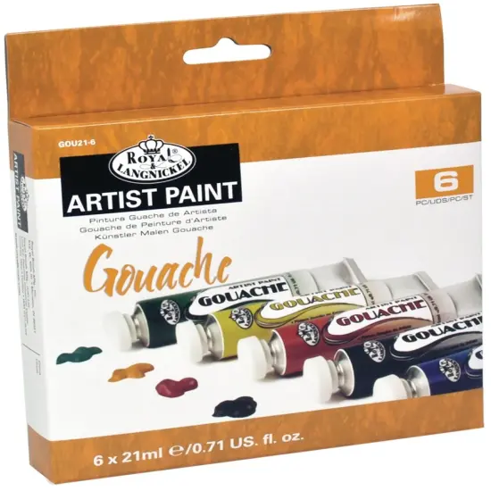 Royal & Langnickel(R) essentials(TM) Gouche Paints 21ml-6/Pkg {3}