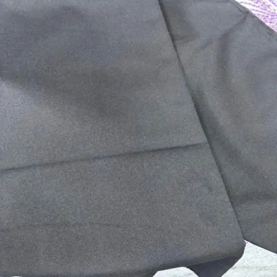 1 Yard Breathable Poly Cotton Fabric 58/60" Black {1}