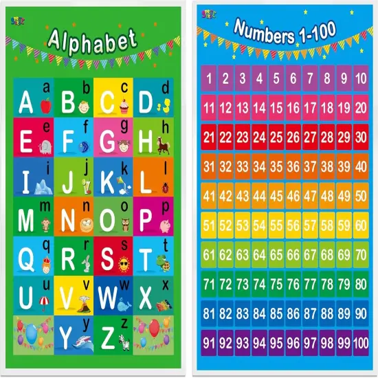 Educational Posters for Toddlers 16x12inch {1}